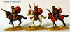 Samurai (1550-1615) Mounted Samurai Bodyguards / Messengers w/ Horo & Yari, Galloping - Available to Order