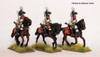 Napoleonic 1806-09 Saxon Army Cuirassiers, Shouldered Swords, Galloping, 1809 - Available to Order
