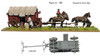 War of the Roses Covered Supply Wagon - Available to Order