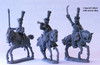 Napoleonic French 2nd Lancers of the Imperial Guard Command in Full Dress, Galloping - Available to Order