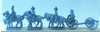 Napoleonic British Royal Foot Artillery 6 Horse Limber Team Standing w/ 9pdr - Available to Order