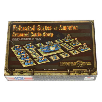 Dystopian Wars Federated States of America Armoured Battle Group