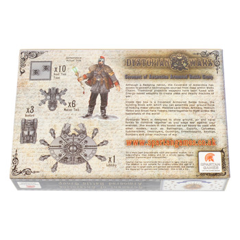 Dystopian Wars Covenant of Antarctica Armoured Battle Group