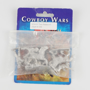 Old Glory 25mm Cowboy Wars Train Robbers #1 Jagglo & Cole