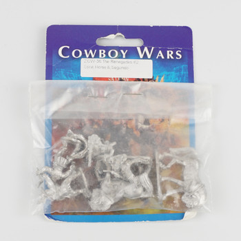 Old Glory 25mm Cowboy Wars The Renegades #2 Lone Horse & Segundo