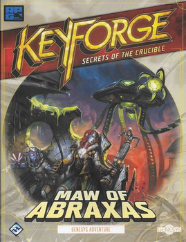 FFG KeyForge Secrets of the Crucible Maw of Abraxas Genesys Adventure