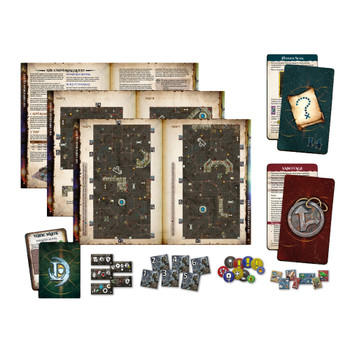 Maladum Beyond the Vaults - Fantasy Dungeon Crawler Game Immersive Terrain Solo, Co-op and Adversarial Play