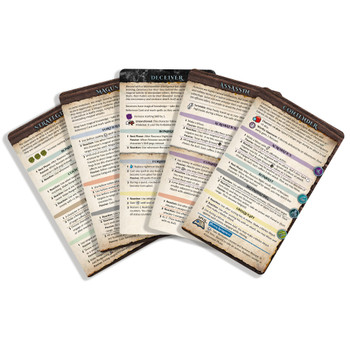 Maladum Reference Cards - Quick Reference Sheet Battle Systems Dungeon Crawler Modular Terrain