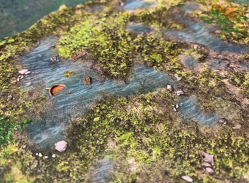 Battle Systems Fantasy Terrain Lakes & Bogs - 28-35mm DND D&D RPG Wargames Historical / Fantasy Card Scenery