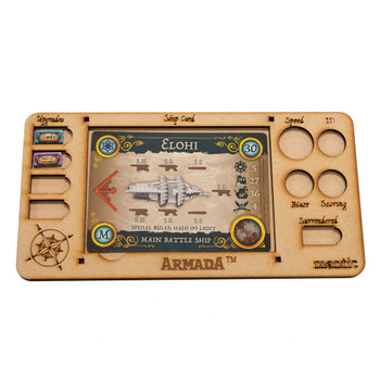 Kings of War: Armada MDF Ship Card Tray 4 Pack