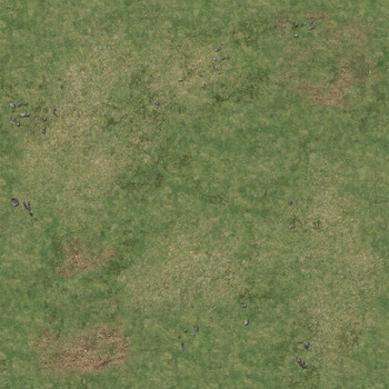 Battle Systems Grassy Fields Gaming Mat 2x2 Gridded Playmat w/ 1" Grid for RPGs and Miniature Games