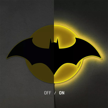 Brandlite DC Comics Batman LED Logo Light - Large 15x25"