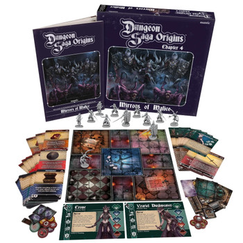 Dungeon Saga Origins Mirrors of Malice Expansion - Dungeon-crawling Family Adventures in the World of Kings of War!