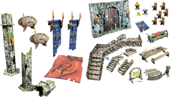 Fantasy Dungeon Terrain Locations of Enveron Bundle - Fantasy Dungeon Crawler Game Immersive Terrain Solo, Co-op and Adversarial Play