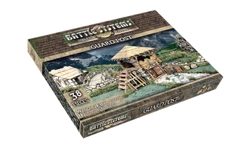 Battle Systems Fantasy Terrain Guard Post - 28-35mm DND D&D RPG Wargames Historical / Fantasy Card Scenery