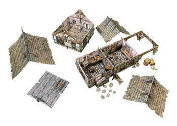 Battle Systems Fantasy Terrain Blacksmith's Forge - 28-35mm DND D&D RPG Wargames Historical / Fantasy Card Scenery