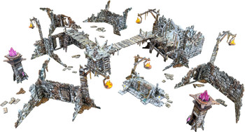 Maladum Ruined Mountain Keep (Forbidden Creed) Terrain - Fantasy Dungeon Crawler Game Immersive Pre-colored Scenery for Solo, Co-op and Adversarial Play Maladum Ruined Mountain Keep (Forbidden Creed) Terrain - Fantasy Dungeon Crawler Game Immersive Pre-colored Scenery for Solo, Co-op and Adversarial Play