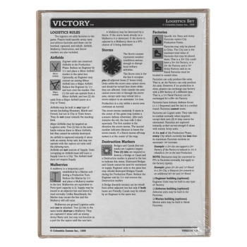 Columbia Games Victory: The Blocks of War (1st) Logistics Set