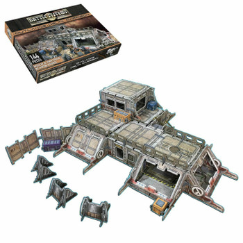Battle Systems Sci-fi Terrain Outlands Delta Garrison - 28-35mm RPG / Wargames / 40k Necromunda Card Scenery