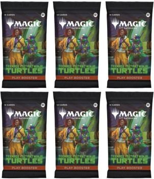 MTG Universes Beyond TMNT Play Booster Pack x6