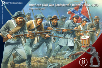 ACW Plastic Confederate Infantry 1861-65 - Available to Order
