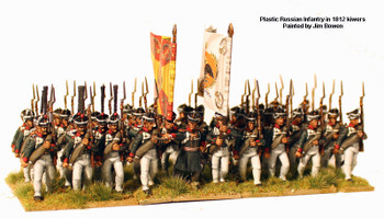 Napoleonic Russian Plastic Infantry 1809-1814 - Available to Order