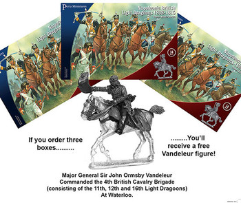 Napoleonic Plastic British Light Dragoons 1808-15 - Available to Order
