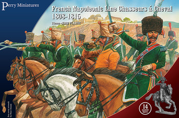 Napoleonic Plastic French Line Chasseurs a Cheval 1808-15 - Available to Order