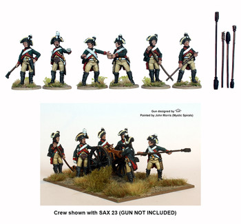 Napoleonic 1806-09 Saxon Army 1806 Crew Loading Piece (1806) - Available to Order