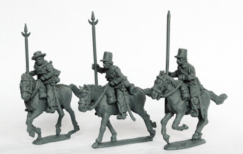 War of the Triple Alliance (1864-70) Paraguayan Cavalry Galloping, Lance Upright - Available to Order