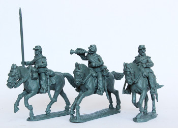 War of the Triple Alliance (1864-70) Brazilian Line Cavalry Command Galloping - Available to Order