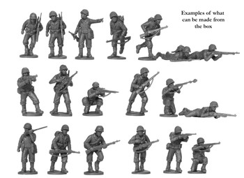 WWII Plastic USA Infantry 1942-45 - Available to Order