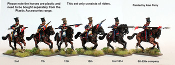 Napoleonic Duchy of Warsaw Uhlans, Covered Czapka, Charging, Levelled Lances - Available to Order