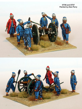 Napoleonic Ottoman Army 1790-1815 Mobile Artillery Crew Firing Piece - Available to Order