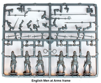Agincourt Plastic Foot Knights 1415-29 - Available to Order