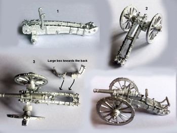 Napoleonic Danish-Norwegian Army Korende (Mounted) Artillery Firing 3pdr 1808-14 - Available to Order