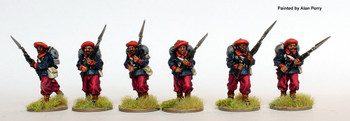 War of the Triple Alliance (1864-70) Uruguayan 'Libertad' Battalion Advancing (Carlist Berets) - Available to Order