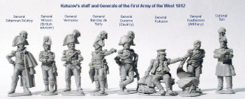 Napoleonic Russian High Command on Foot, 1812 - Available to Order