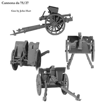 WWII Italian Cannone Da 75 / 27 - Available to Order