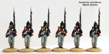 Napoleonic French in Egypt Line Fusiliers March Attack (Kleber Ordnance) - Available to Order