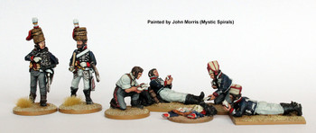 Napoleonic British Light Cavalry Relaxing - Available to Order