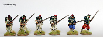 War of the Triple Alliance (1864-70) Argentine Infantry Advancing, Kepis w/ Havelocks - Available to Order