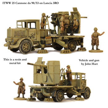 WWII Italian Cannone Da 90 / 53 on Lancia 3RO - Available to Order