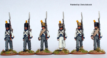 Napoleonic Confederation of the Rhine (6th Regt.) Waldeck Fusiliers Marching, Campaign Dress 1809-13 - Available to Order