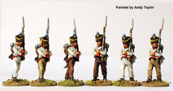 Napoleonic Confederation of the Rhine Wurzburg Fusiliers, Shakos, March Attack 1809-12 - Available to Order