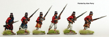 War of the Triple Alliance (1864-70) Paraguayan Infantry Attacking (2) - Available to Order