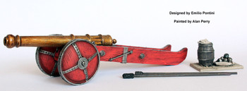 Napoleonic Ottoman Army 1790-1815 Heavy Balyemez Field Gun on a Newly Invented Carriage - Available to Order