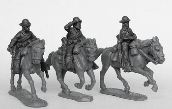 ACW Union Cavalry in Whipple Cap-Hats, Galloping, No Weapon in Hands - Available to Order