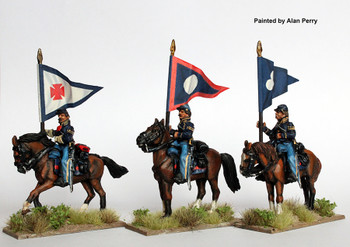ACW Mounted Union Corps, Divisional & Brigade Standard Bearers - Available to Order