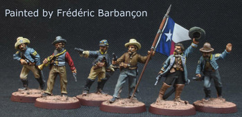 ACW Dismounted Confederate Cavalry Command - Available to Order